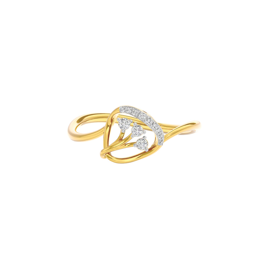 Esther Diamond Ring 18 KT / Yellow Gold / 22