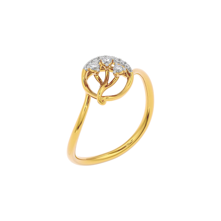 Esther Diamond Ring 18 KT / Yellow Gold / 22