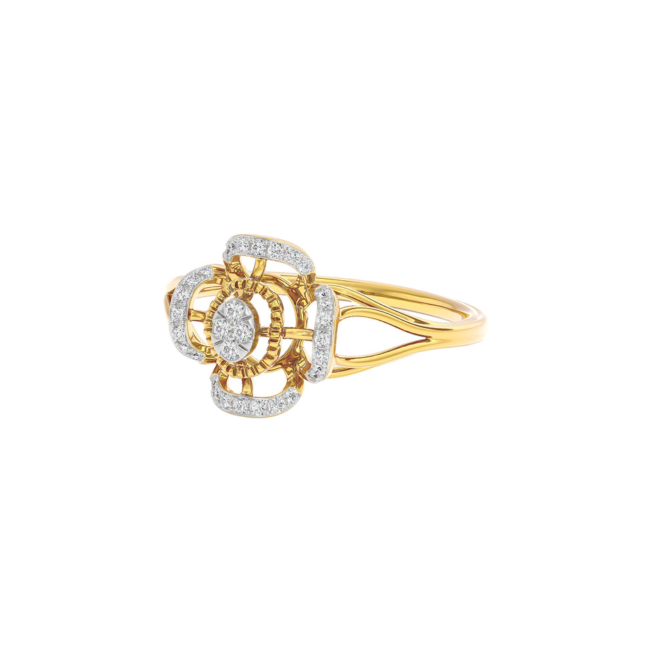 Senna Diamond Ring 18 KT / Yellow Gold / 22