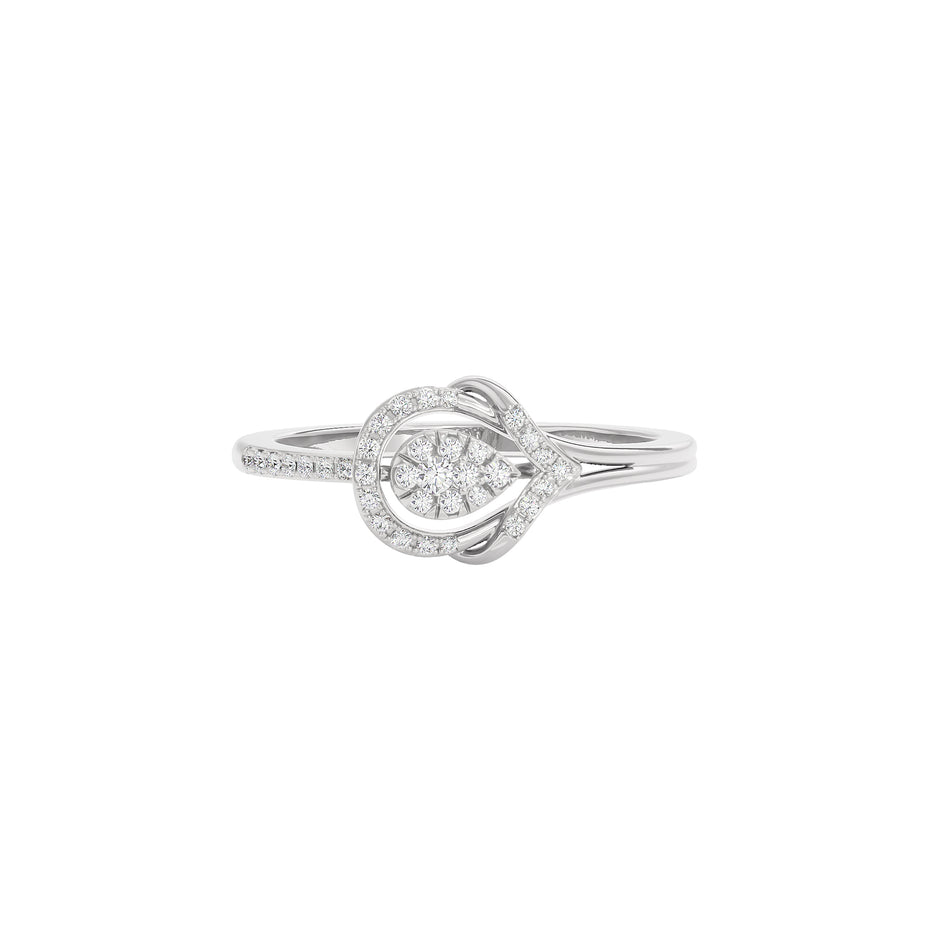 Lira Diamond Ring 18 KT / White Gold / 22