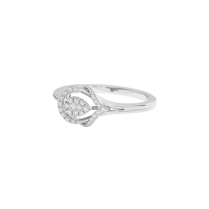 Lira Diamond Ring 18 KT / White Gold / 22