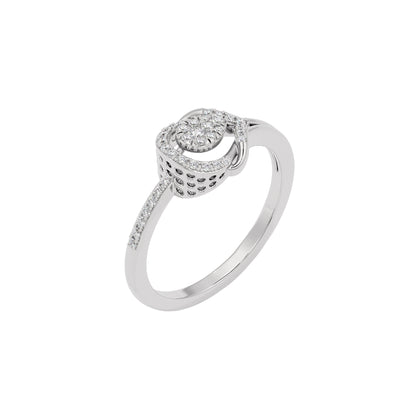 Lira Diamond Ring 18 KT / White Gold / 22