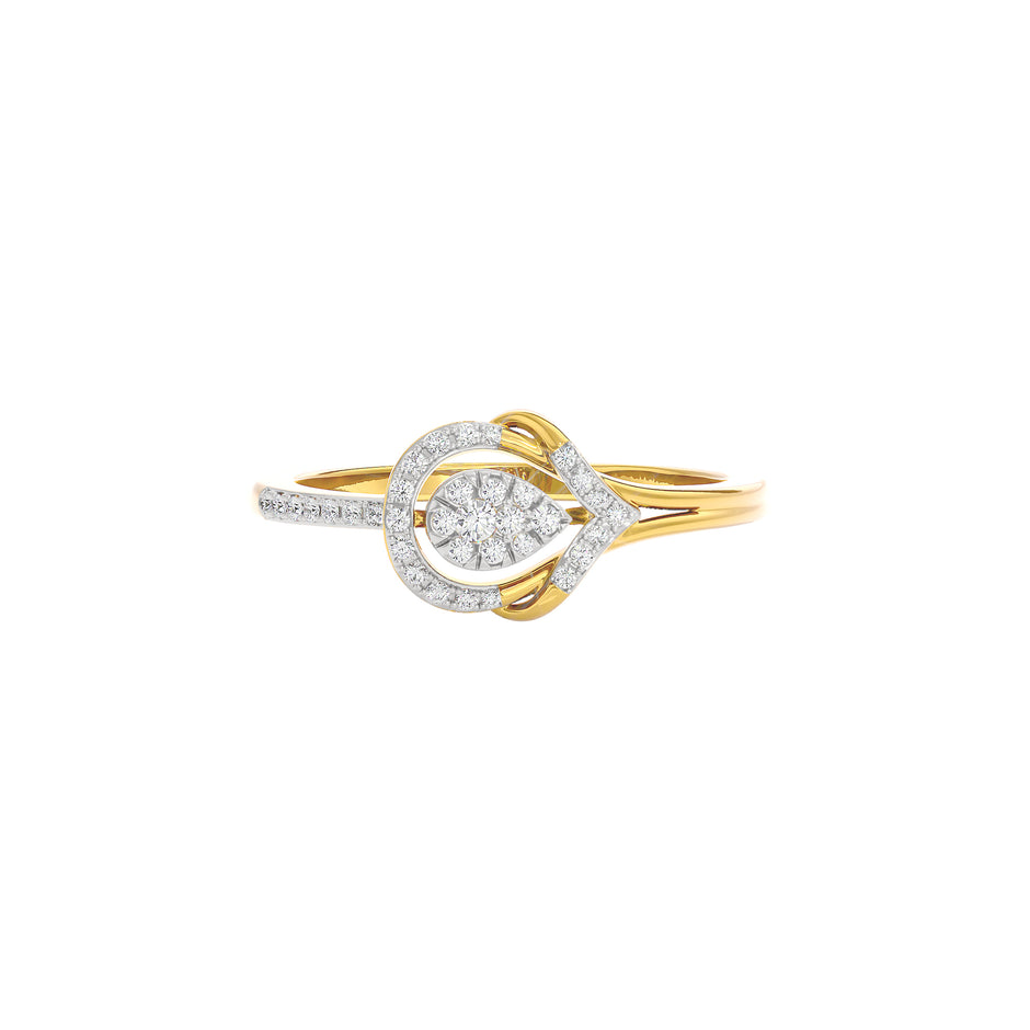 Lira Diamond Ring 18 KT / Yellow Gold / 22