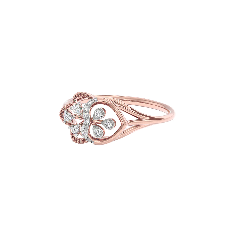 Aria Diamond Ring 18 KT / Rose Gold / 22