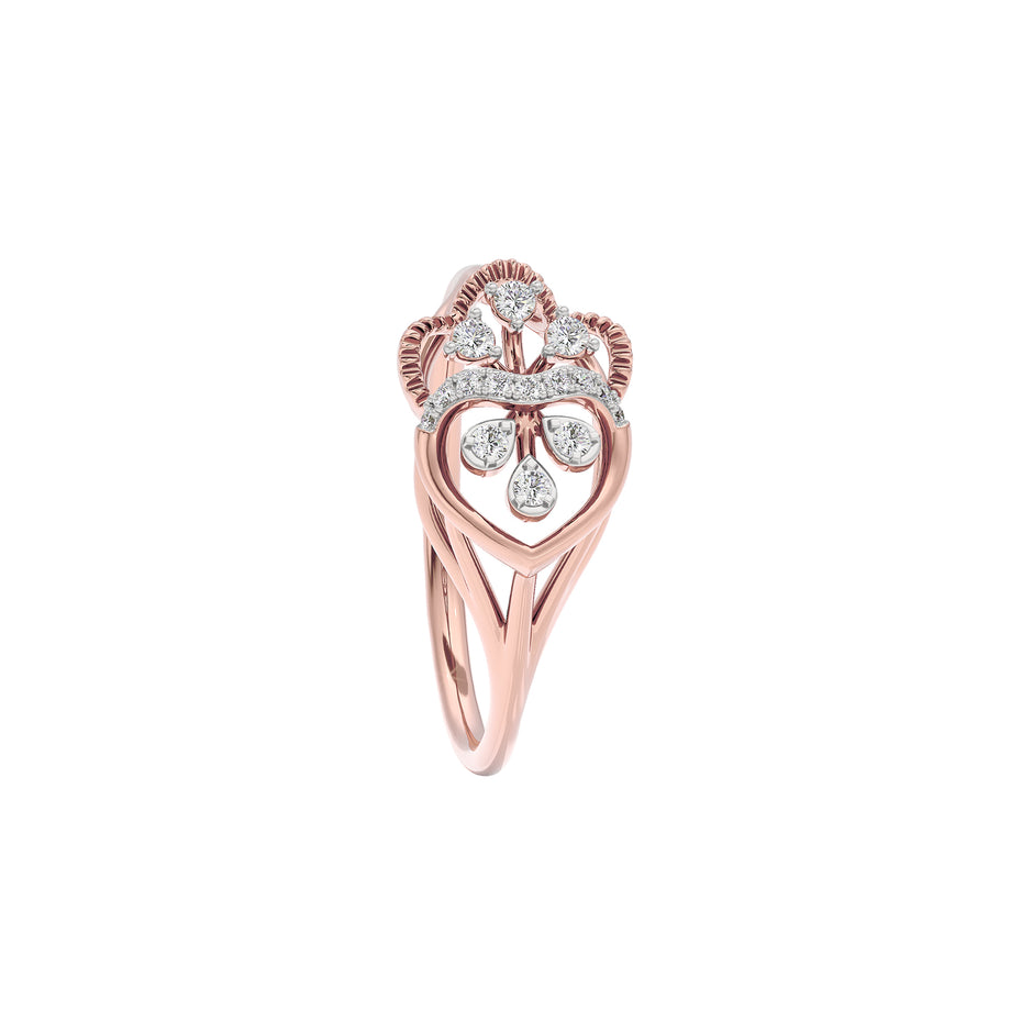 Aria Diamond Ring 18 KT / Rose Gold / 22