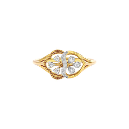 Aria Diamond Ring 18 KT / Yellow Gold / 22