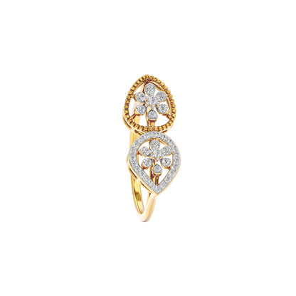 Yara Diamond Ring 18 KT / Yellow Gold / 22