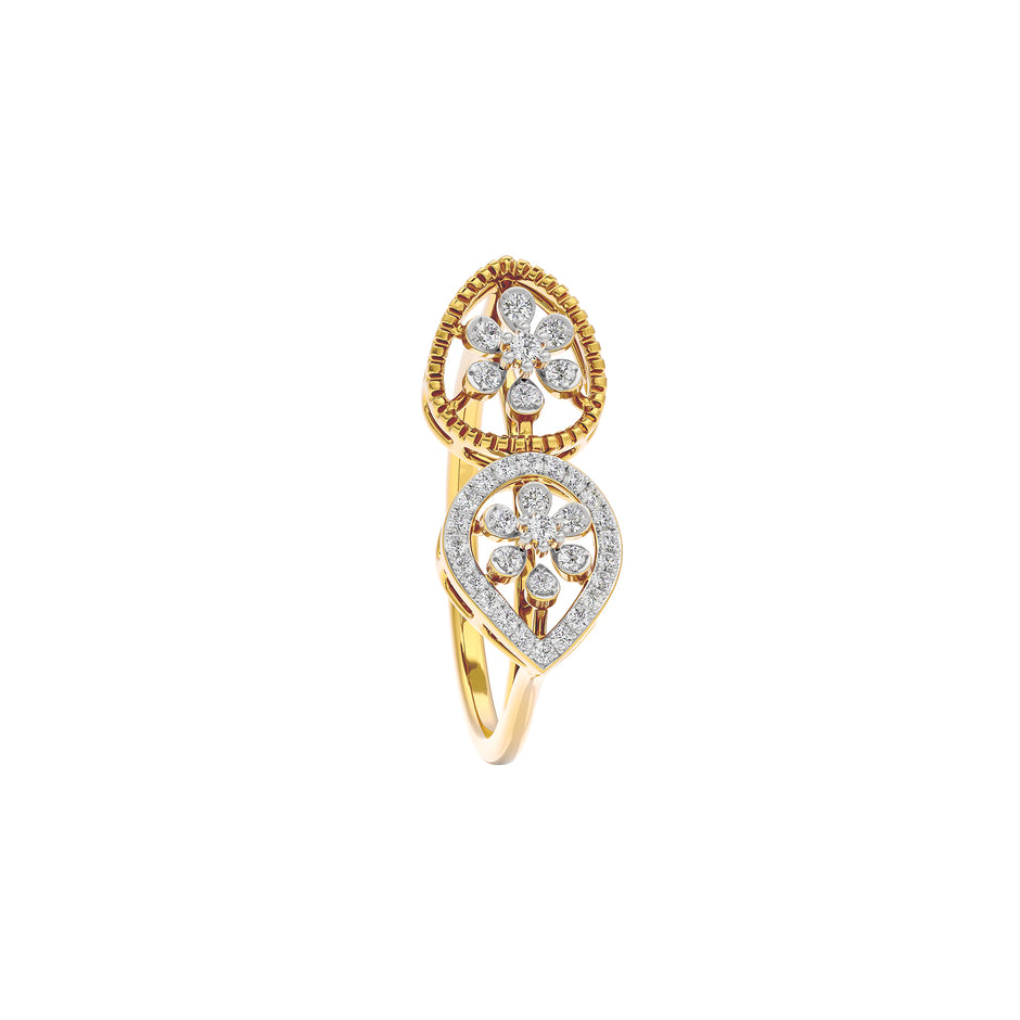 Yara Diamond Ring 18 KT / Yellow Gold / 22