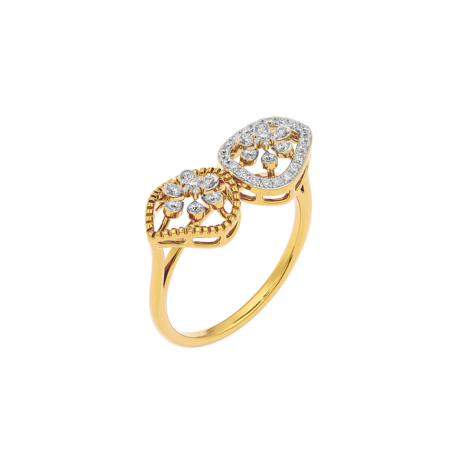Yara Diamond Ring 18 KT / Yellow Gold / 22