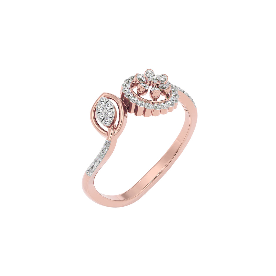 Maya Diamond Ring 18 KT / Rose Gold / 22