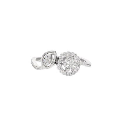 Maya Diamond Ring 18 KT / White Gold / 22