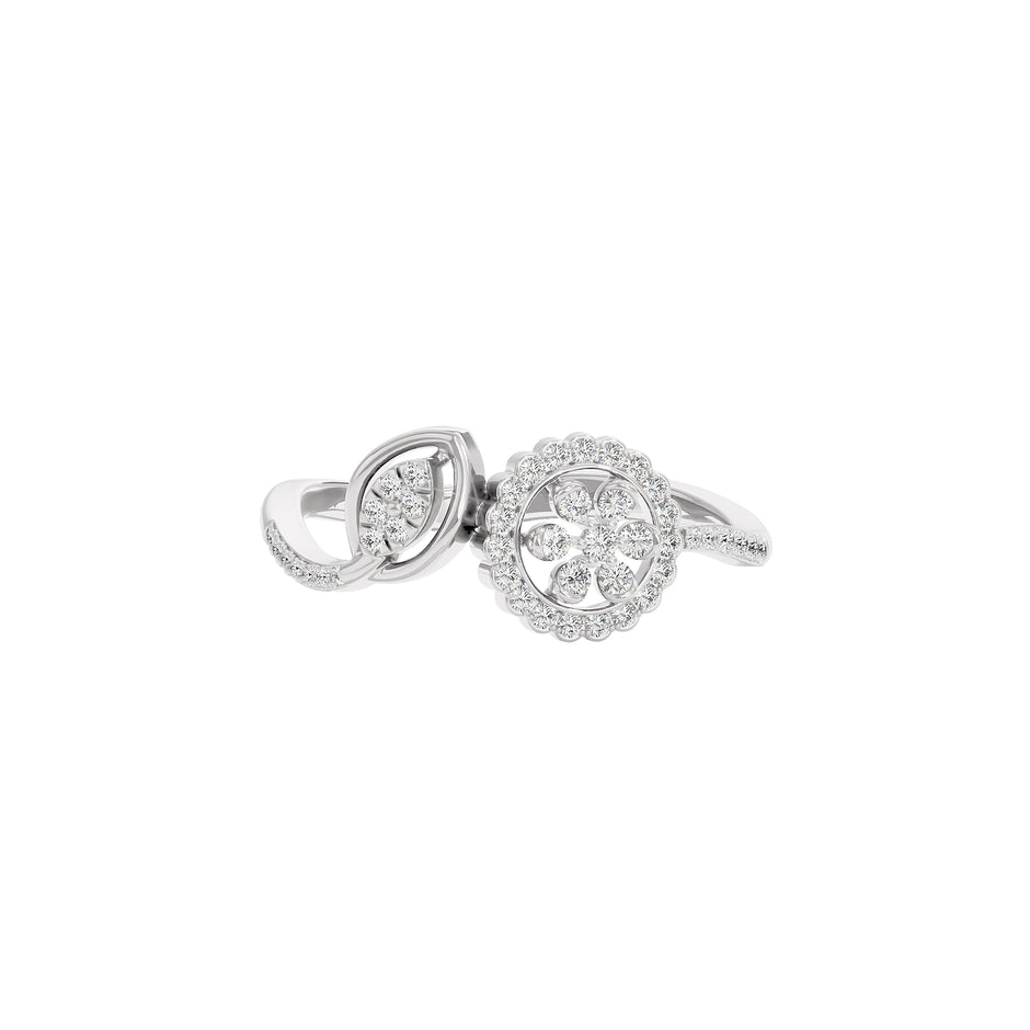 Maya Diamond Ring 18 KT / White Gold / 22