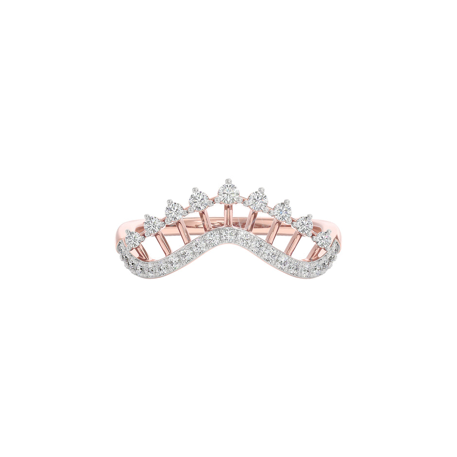 Reva Diamond Ring 18 KT / Rose Gold / 22