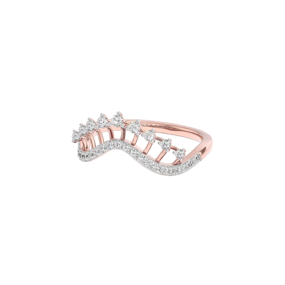 Reva Diamond Ring 18 KT / Rose Gold / 22