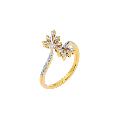 Laurelia Diamond Ring 18 KT / Yellow Gold / 22