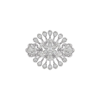 Vesper Diamond Ring 18 KT / White Gold / 22