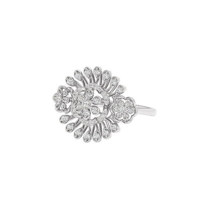 Vesper Diamond Ring 18 KT / White Gold / 22