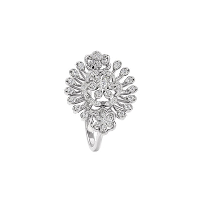 Vesper Diamond Ring 18 KT / White Gold / 22