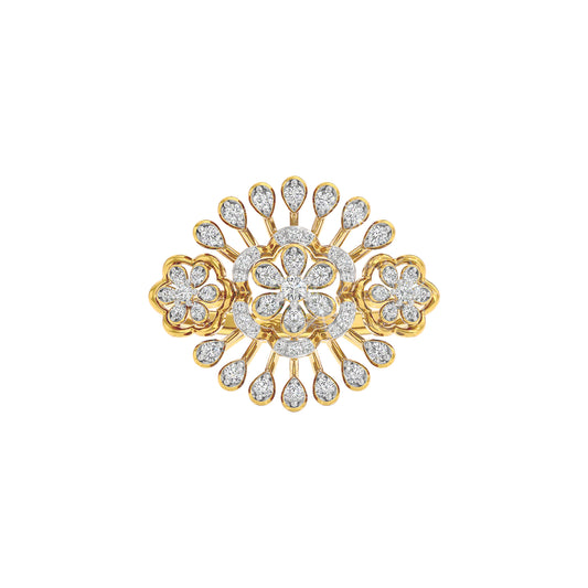 Vesper Diamond Ring 18 KT / Yellow Gold / 22