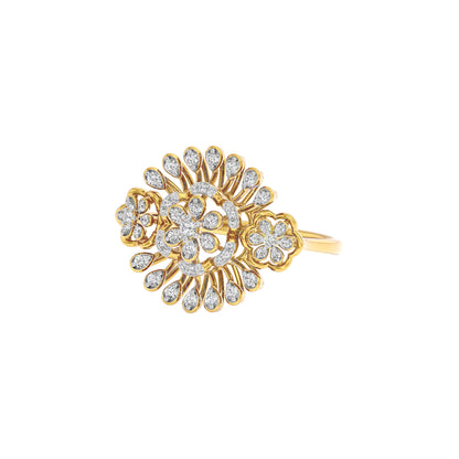 Vesper Diamond Ring 18 KT / Yellow Gold / 22
