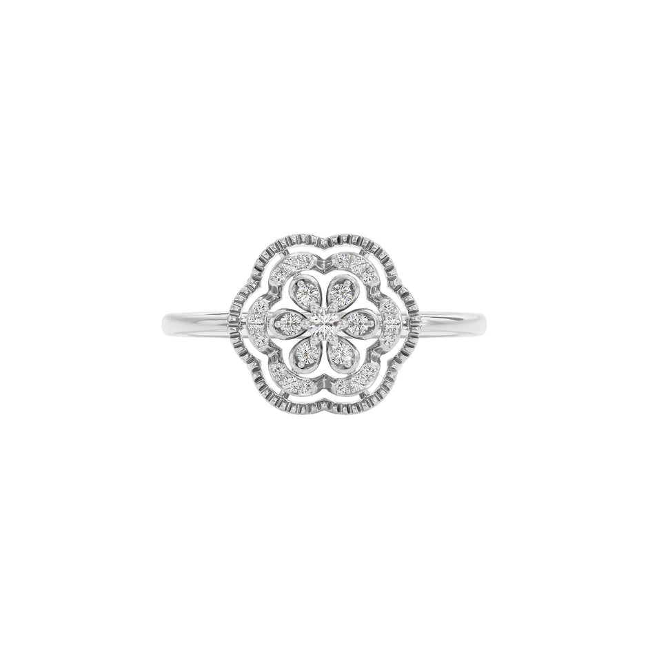 Astrid Diamond Ring 18 KT / White Gold / 22