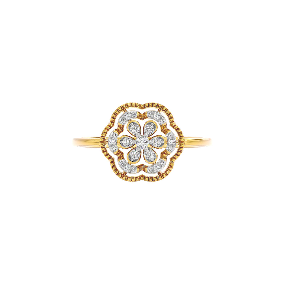 Astrid Diamond Ring 18 KT / Yellow Gold / 22