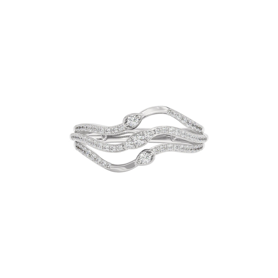 Venus Diamond Ring 18 KT / White Gold / 22