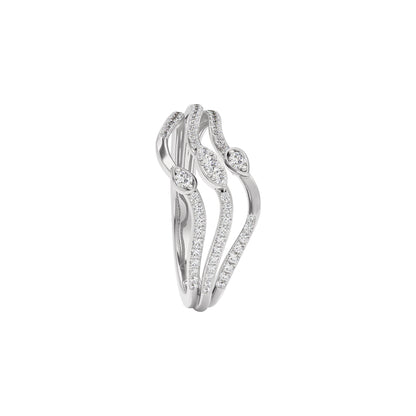Venus Diamond Ring 18 KT / White Gold / 22