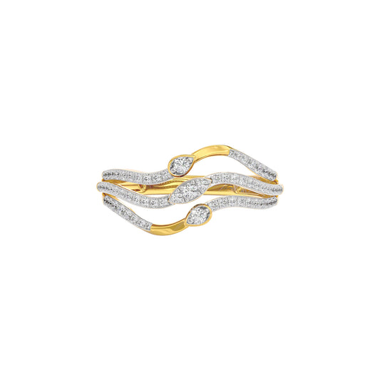 Venus Diamond Ring 18 KT / Yellow Gold / 22
