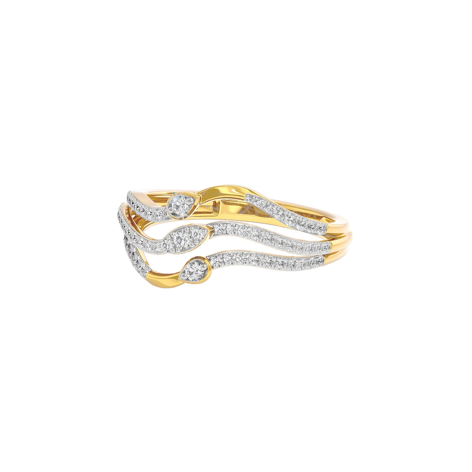 Venus Diamond Ring 18 KT / Yellow Gold / 22