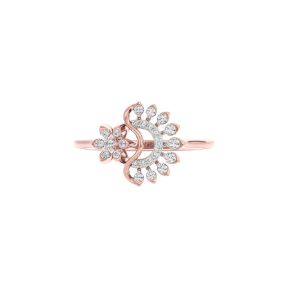 Sirius Diamond Ring 18 KT / Rose Gold / 22