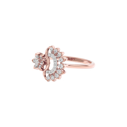 Sirius Diamond Ring 18 KT / Rose Gold / 22