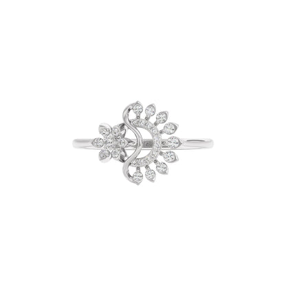 Sirius Diamond Ring 18 KT / White Gold / 22