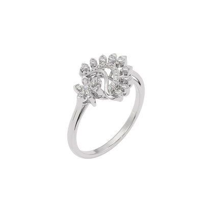 Sirius Diamond Ring 18 KT / White Gold / 22