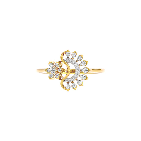 Sirius Diamond Ring 18 KT / Yellow Gold / 22