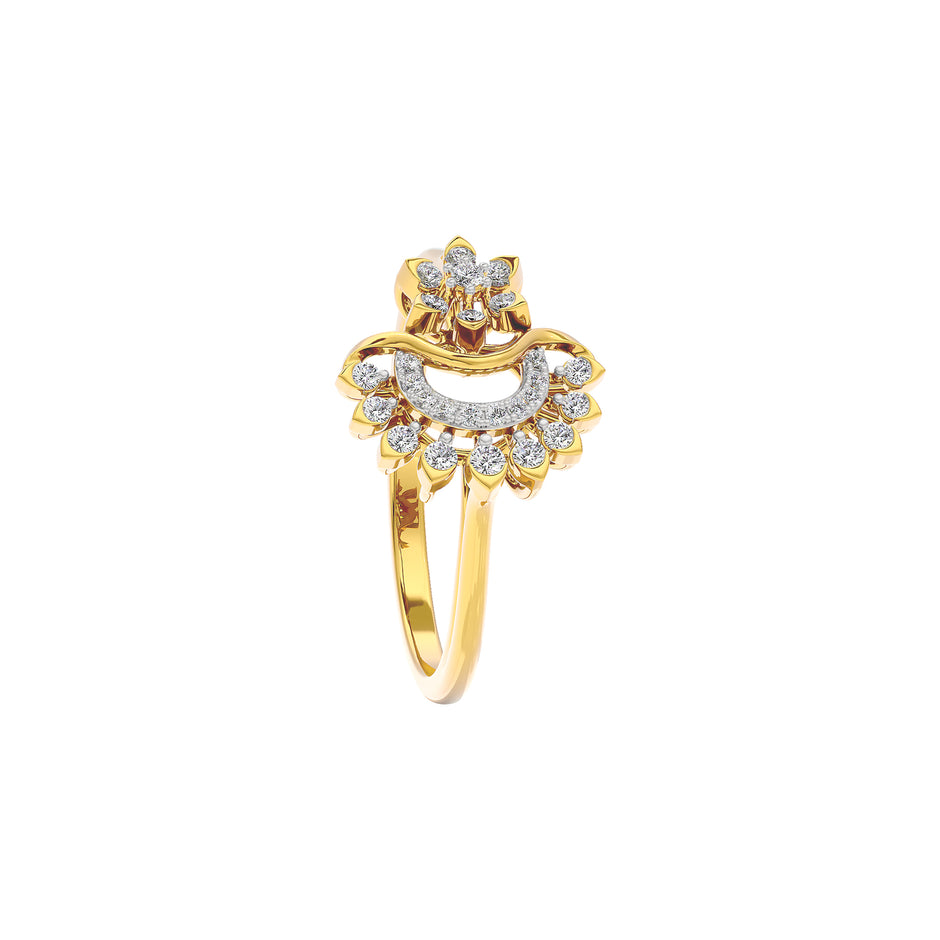 Sirius Diamond Ring 18 KT / Yellow Gold / 22