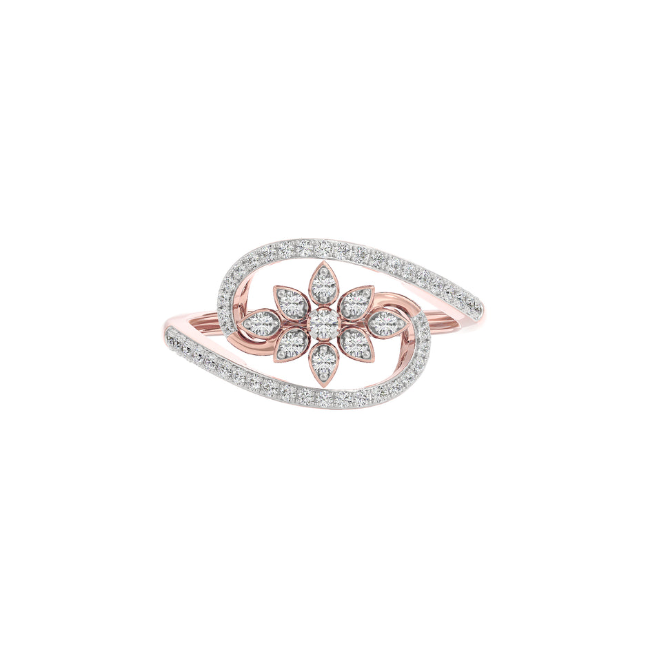 June Diamond Ring 18 KT / Rose Gold / 22