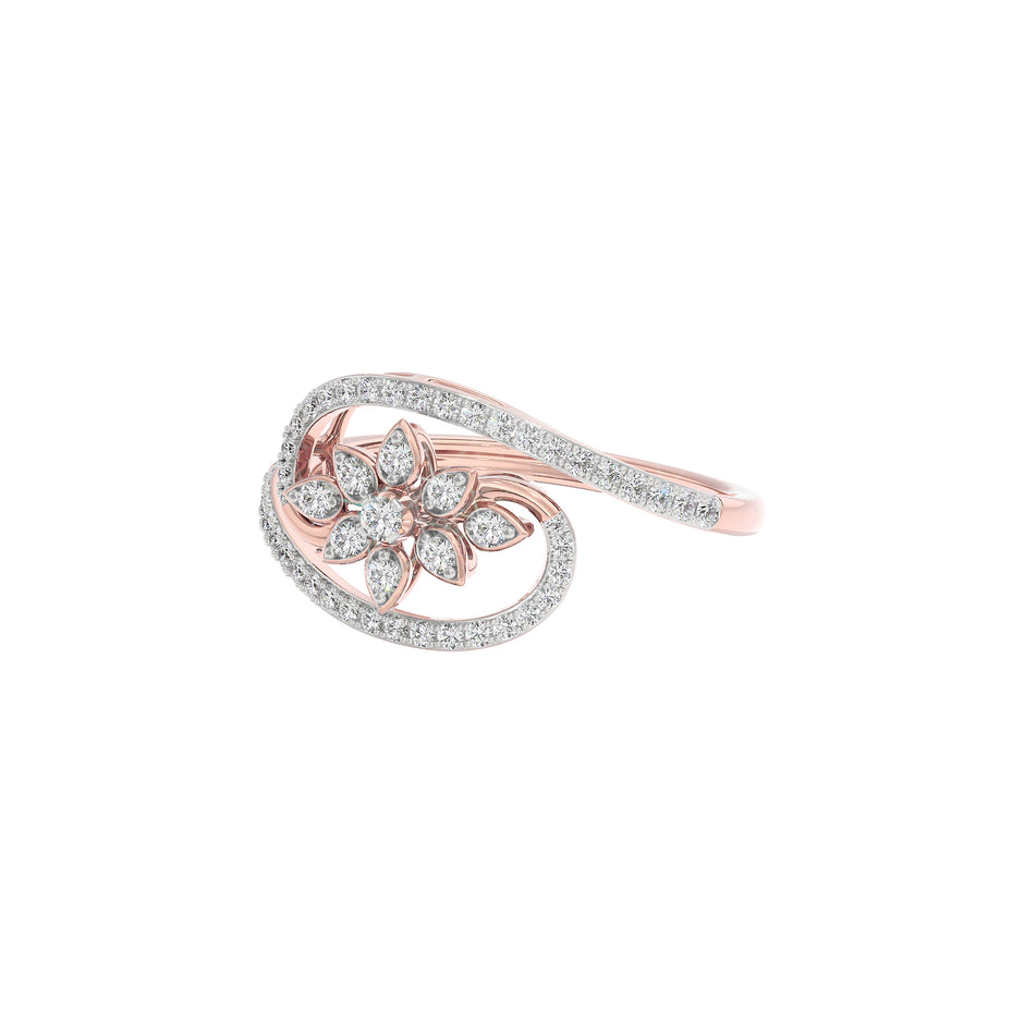 June Diamond Ring 18 KT / Rose Gold / 22