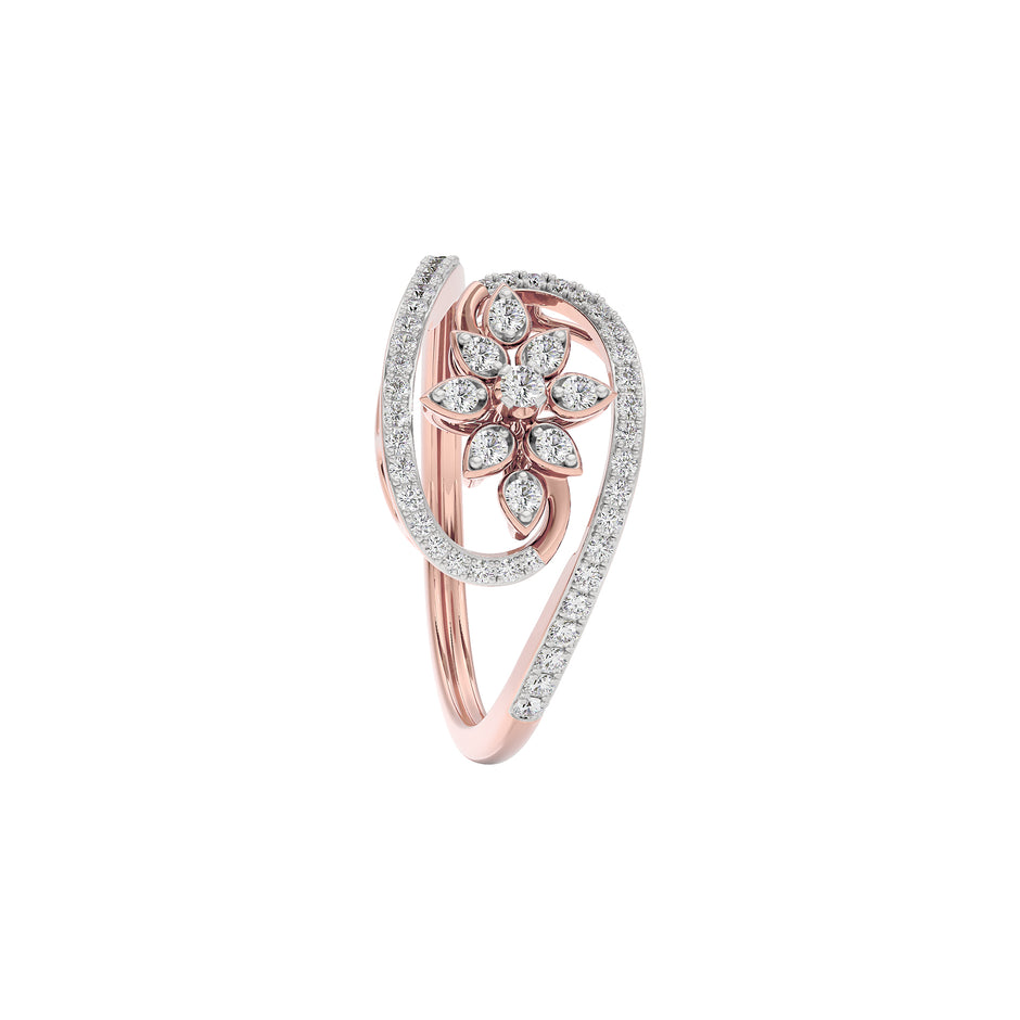 June Diamond Ring 18 KT / Rose Gold / 22