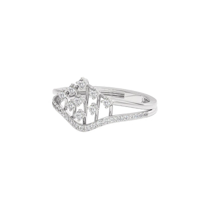 Evangelia Diamond Ring 18 KT / White Gold / 22