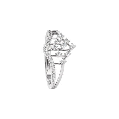 Evangelia Diamond Ring 18 KT / White Gold / 22