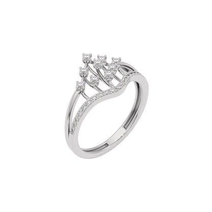 Evangelia Diamond Ring 18 KT / White Gold / 22