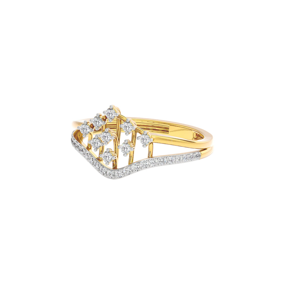 Evangelia Diamond Ring 18 KT / Yellow Gold / 22
