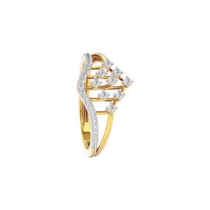 Evangelia Diamond Ring 18 KT / Yellow Gold / 22