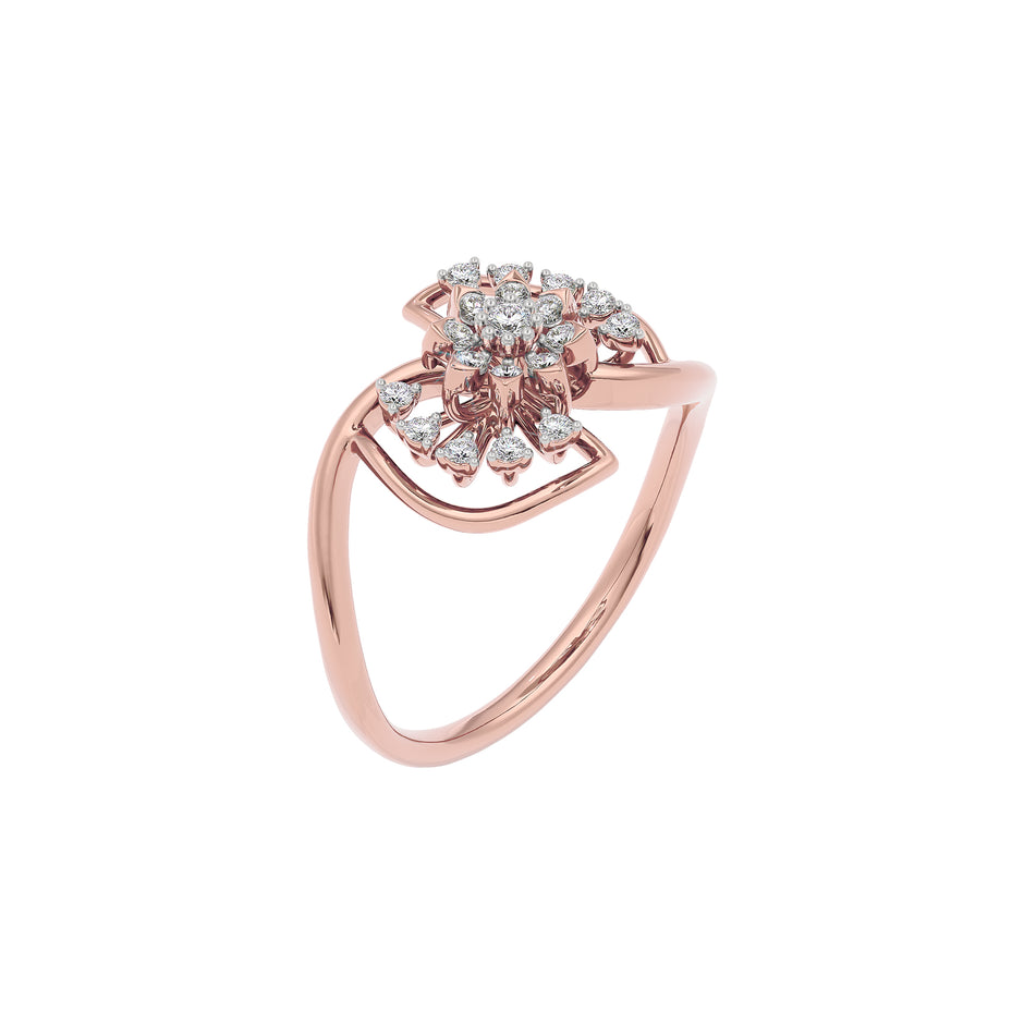 Aponi Diamond Ring 18 KT / Rose Gold / 22