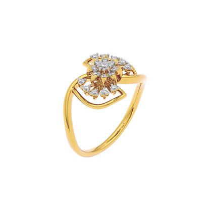 Aponi Diamond Ring 18 KT / Yellow Gold / 22