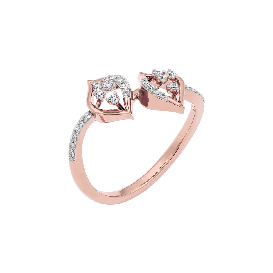 Meira Diamond Ring 18 KT / Rose Gold / 22
