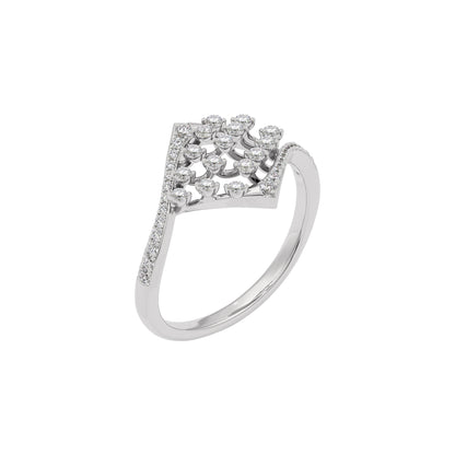 Anwar Diamond Ring 18 KT / White Gold / 22
