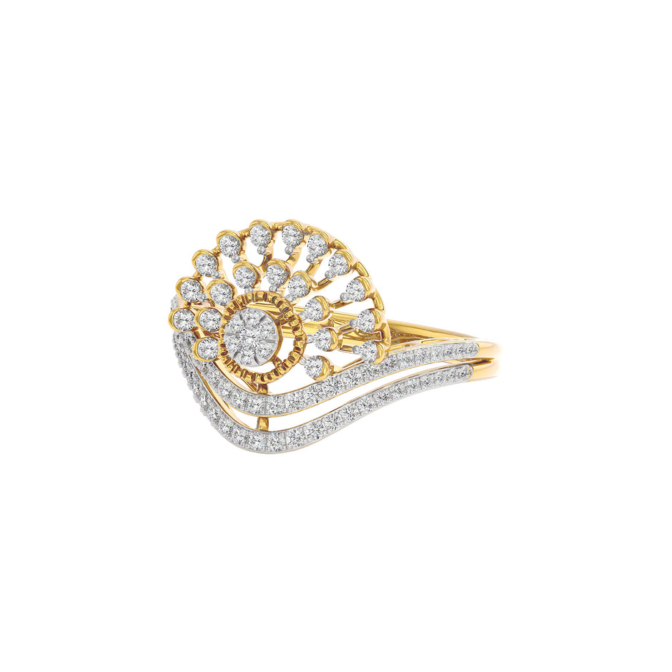 Kenzie Diamond Ring 18 KT / Yellow Gold / 22