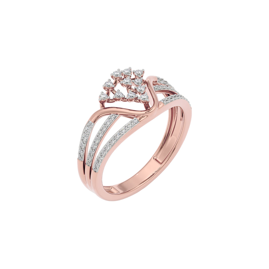 Juliana Diamond Ring 18 KT / Rose Gold / 22